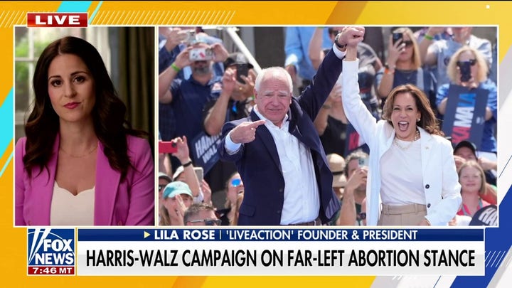 Harris-Walz is the most ‘pro-abortion ticket’: Lila Rose