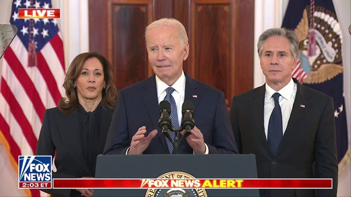 President Biden speaks after Israel-Hamas deal is reached